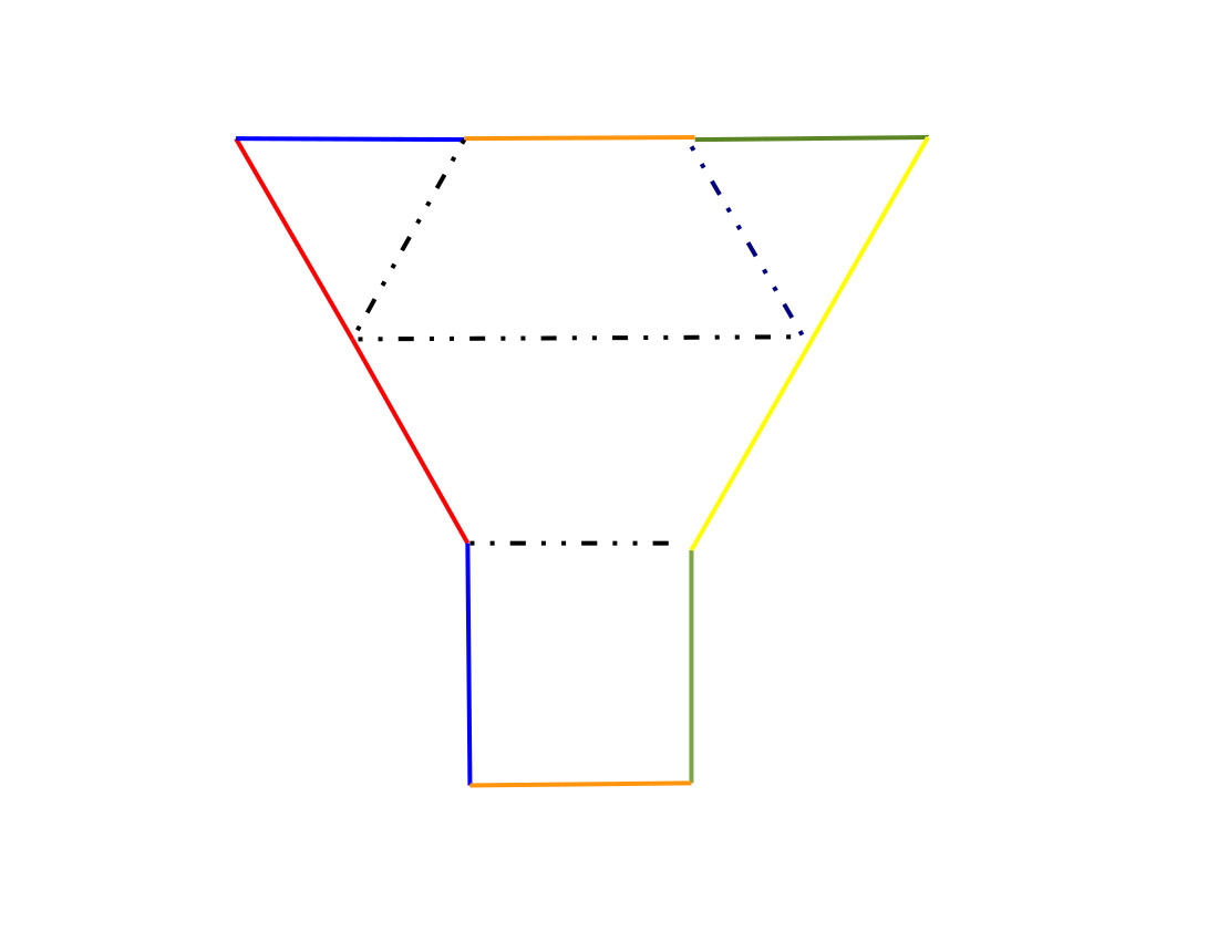 Тетраэдр из двух тел